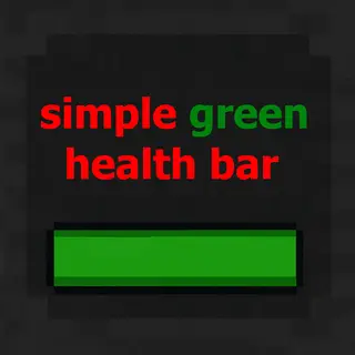 Simple Green Health Bar