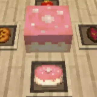 Pink cream cake