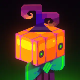 Halloween Pumpkin Enderman CEM