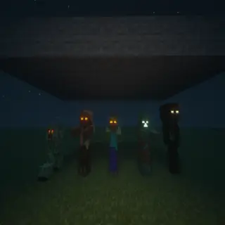  Mob Glowing Eyes