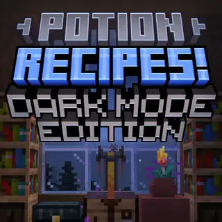 Potion Recipes: Dark Mode Edition!