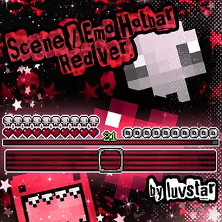 Luvstar’s Scene / Emo Hotbar (Red Ver.)