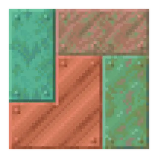 Connected Copper Blocks
