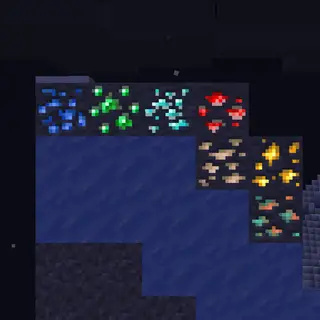 Shaderless Glowing Ores