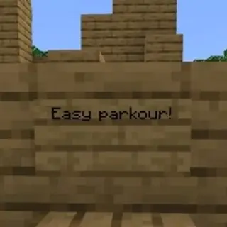 Super super Easy wood parkour