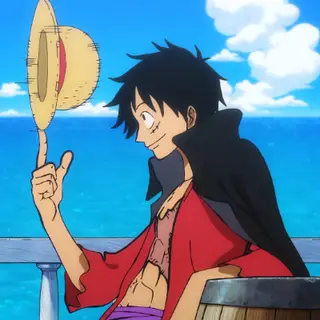 Animated Menu: Luffy Straw Hat Spin
