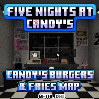 Candy's Burgers and Fries map Five Nights at Candy's
