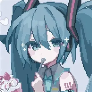 Animated Hatsune Miku UI