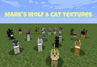 Mark's Wolf and Cat textures (16x16)