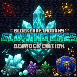 Glowing Ores MCBE