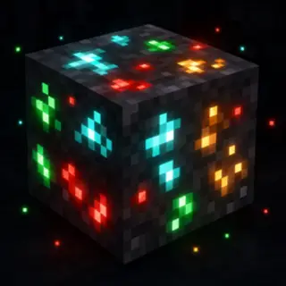 Glowing Ores | Vibrant Visuals