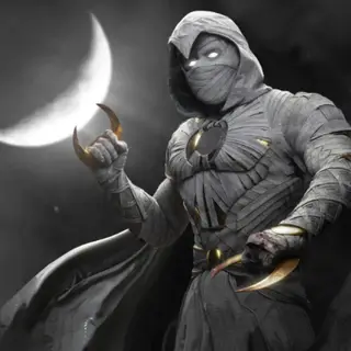 Animated Menu: Marvel Moon Knight Heroic Pose