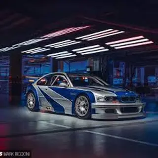 Animated BMW M3 GTR (NFS) UI