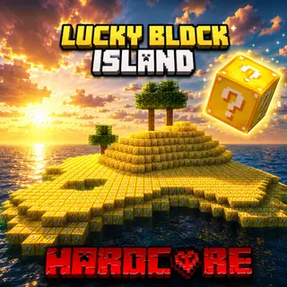 Hardcore Lucky block Island