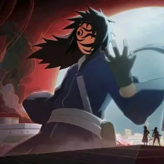 Animated Uchiha Ghost UI