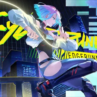 Animated Menu: Lucyna Wuthering Waves X Cyberpunk Edgerunners