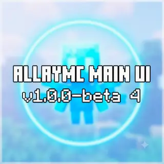 Animated Menu: AllayMC Main UI