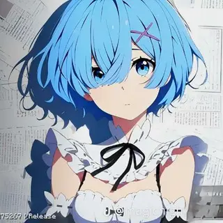 Animated Menu: Rem UI [Re: Zero] | Anime Girl UI