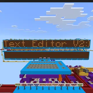 Advanced Redstone Text Editor (70 Characters & High Speed)