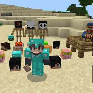 OP YouTuber Heads with Easter Egg
