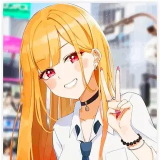Animated Menu: Marin Kitagawa UI | Anime Girl UI
