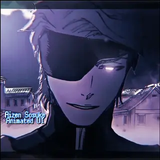 Animated Menu UI: Aizen Sōsuke
