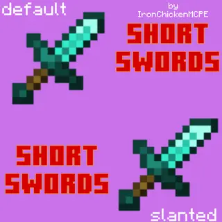 Short Swords by IronChickenMCPE