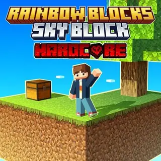 Rainbow Blocks Sky Block - Hardcore Mode