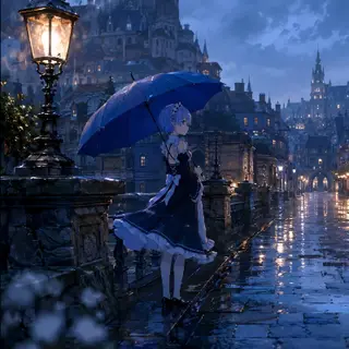 Animated Menu: Rem Gothic City Rezero