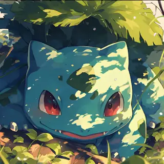 Animated Menu: Bulbasaur Sunlight Forest Pokemon