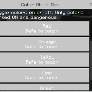 Do not touch that color