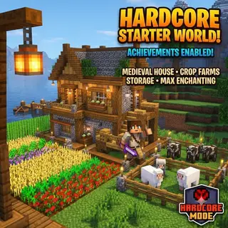 Ultimate Hardcore Starter Base [Achievements Enabled]