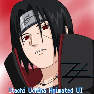 Itachi Uchiha Animated UI