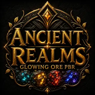 Ancient Realms: Glowing Ore PBR