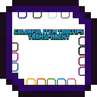Colorful Item Tooltips - Transparent