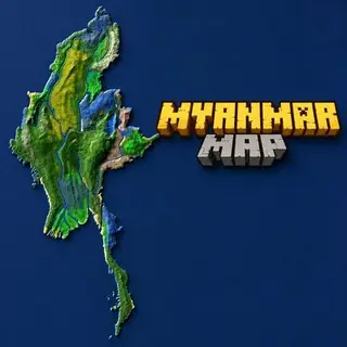 Myanmar Map By M_Crafter