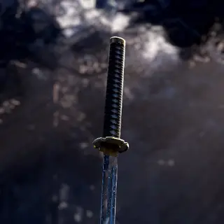 Animated Menu: Silent Katana Forest Samurai