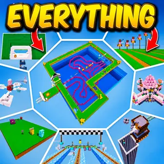 All in One Map V2 | 50+ Games, Bot PvP, MLG, Races & Boss Fights