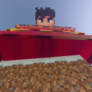 Minecraft but every minute you grow!