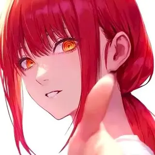 Animated Menu: Makima UI | Anime Girl UI