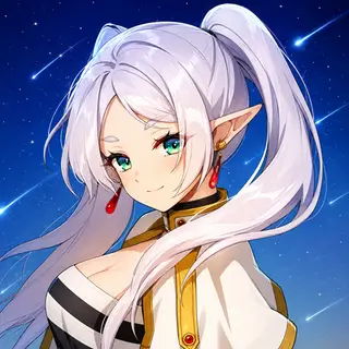 Animated Menu: Frieren UI | Anime Girl UI