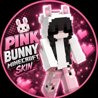 Pink Bunny Minecraft Skin