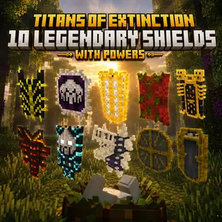 TITANS OF EXTINCTION 10 LEGENDARY SHIELDS WITH POWERS | EL SANDO
