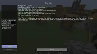 InGame Mod Configs