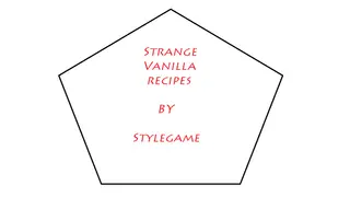 Strange Vanilla Recipes Mod