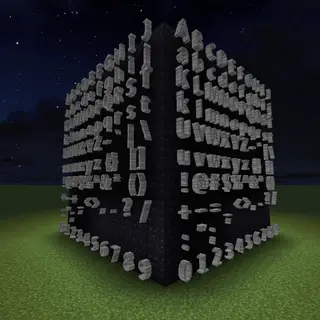 Letters, numbers and Symbols Mod