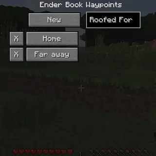 Ender Book - Use XP to visit your waypoints