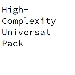 High-Complexity Universal Pack(HCUP)