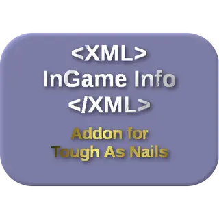 In Game Info XML Addon - Tough As Nails