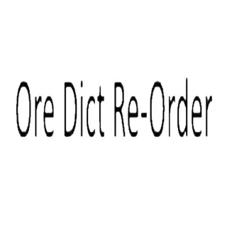 Ore Dict Re-Order